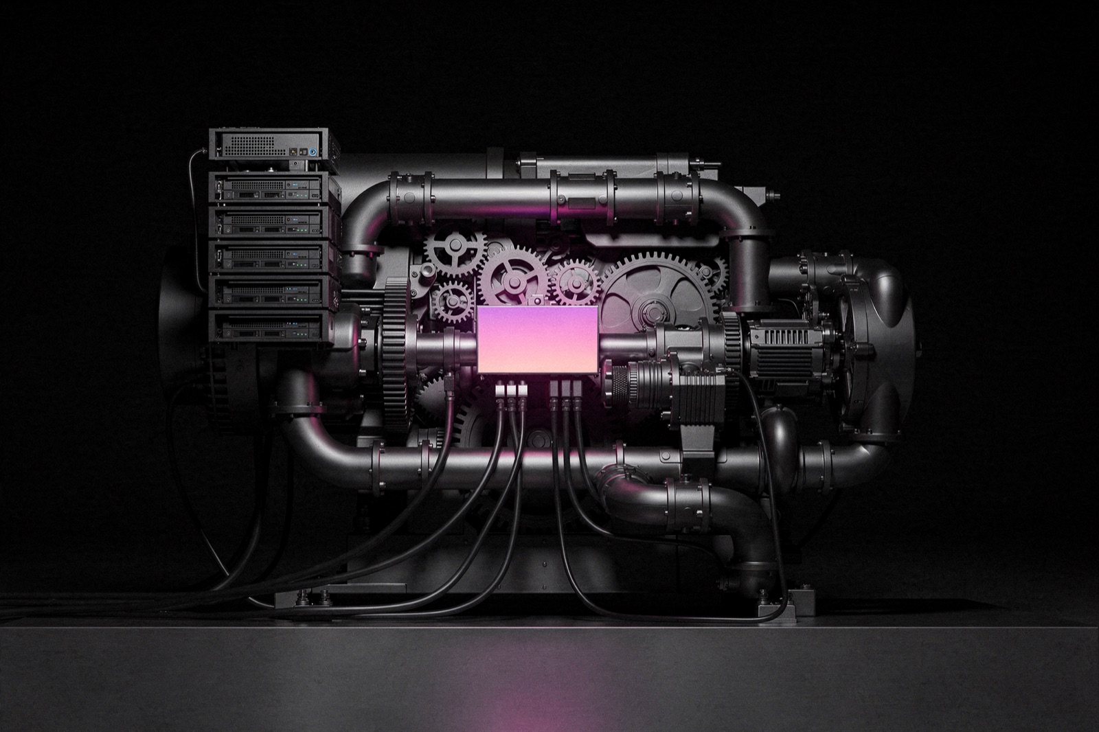 A living system that runs, not just pages that render